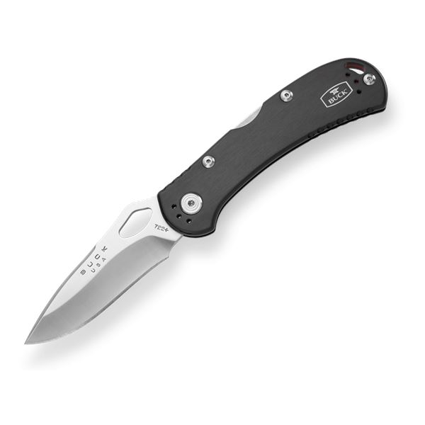 Buck Knives 722 Spitfire Folding Knife Black Anodized Aluminum Sku 12237