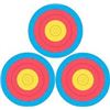 Image 1 : Maple Leaf 3x40 3-Spot 5-Ring 4-Colour Pro Target Sku ML-FT3X40V