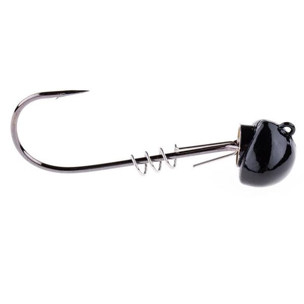 Freedom Football Head Jig Black 1/2 oz Sku 22021