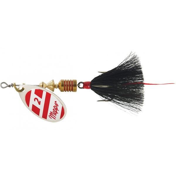 Mepps Aglia Dressed Spinner Red/White Size #2 (1/6oz) Sku B2DRWS