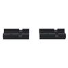Image 1 : Weaver Aluminum Base Pair Matte Black 48466 Sku 48466