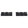 Image 1 : Weaver Aluminum Base Pair Matte Black 48473 Sku 48473