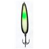 Image 1 : Great Lakes Spoons Silver/Trolling Series  Green Eye Glow 3-7/8" Sku S89-R