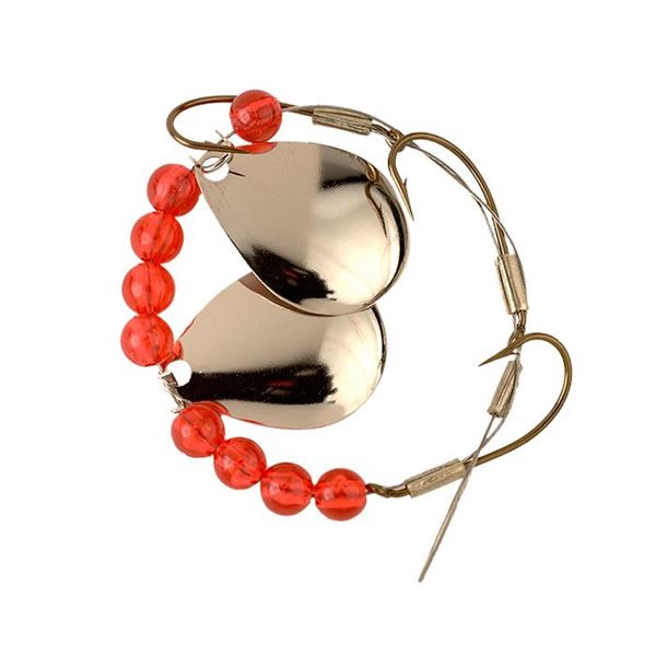 Lucky Strike Crawler Harness Nickel/Red Beads Sku 701112-31