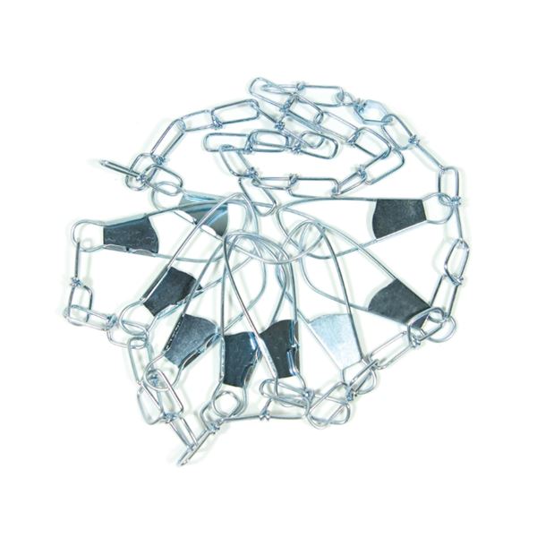 Eagle Claw Q04300-005 Stringer, 46" 9 Snap Chain Stringer, Nickel Sku Q04300-005