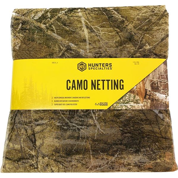 Hunter's Specialties Camo Netting 54"x12' Real Tree Edge Sku HS-100124