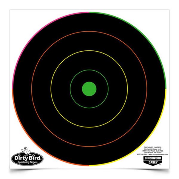 Birchwood Casey Dirty Bird 8" Multi-Colour Target (20-Pack) Sku BC-35820