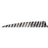 Image 1 : Gateway Feathers R/W Shield Faux Barred White 4" (1 Count) Sku 400RSBWH-100