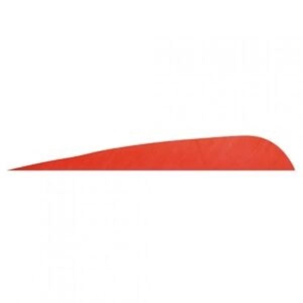 Gateway Feathers R/W Parabolic Rose Red 3" (1 Count) Sku 300RPSRR-100