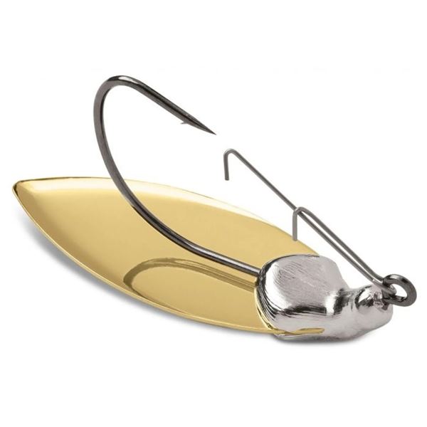 VMC Gliding Jig Flashing Action Willow Gold 3/16oz Sku VMC-GJW3-GOLD-3/16