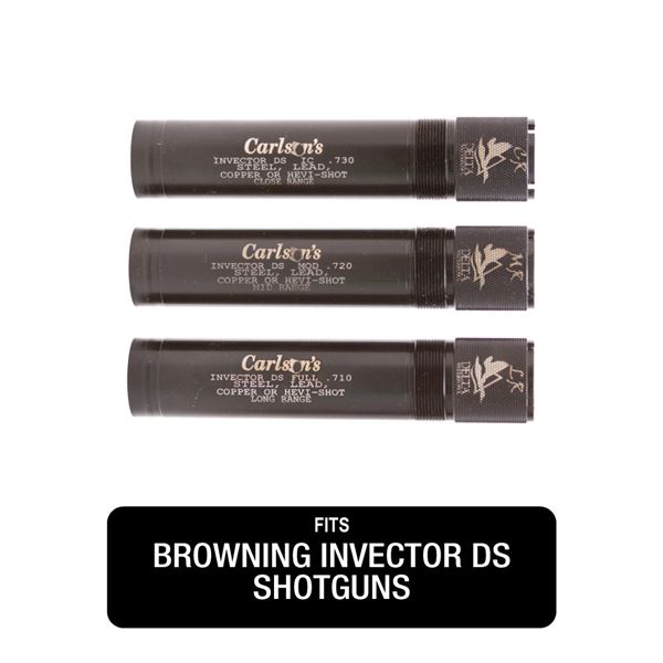 Carlson's Browning Invector DS 12Ga Delta Waterfowl 3-Pack Set Sku 7659