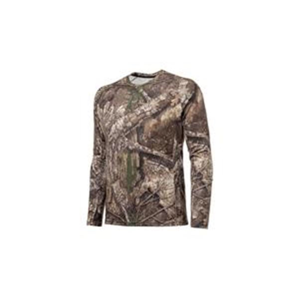 Huntworth Mid Weight Single Jersey Base Layer Shirt Real Tree L  | SKU 530-D9431APXLMRK