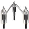 Image 1 : Rocket Meat Seeker 100 Grain 3-Blade 2" Cutting Diameter Broadhead Sku ARCB101MS