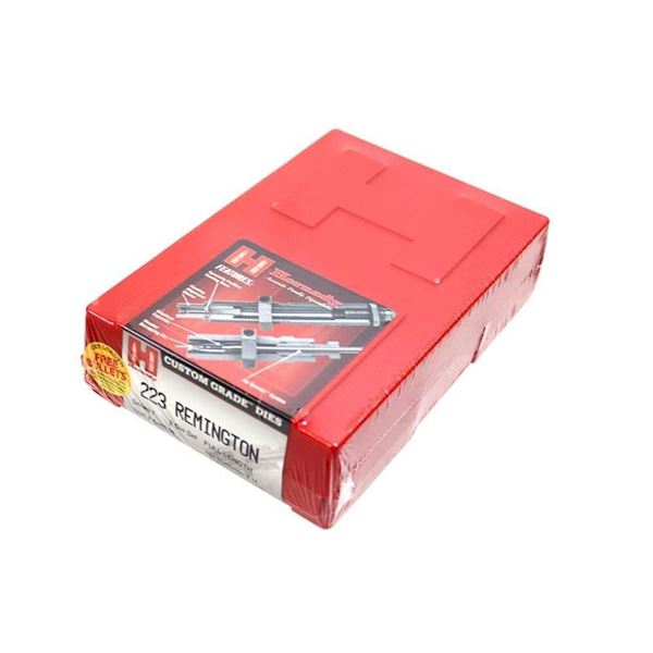Hornady Custom Grade Dies 223 Remington 2-Die Set Full Length Sku 546228