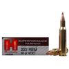 Image 1 : Hornady Superformance Varmint 222 Rem 35 Grain NTX (20 Rounds) Sku 8309