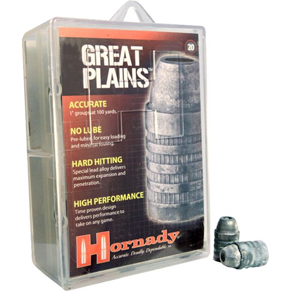 Hornady Great Plains Bullets .50 Cal 385 Grain Sku 6620