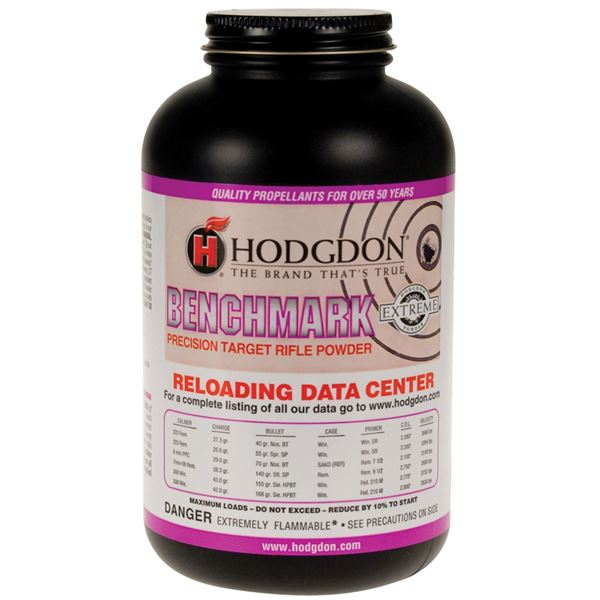 Hodgdon Benchmark Reloading Powder 1lb Sku BENCHMARK