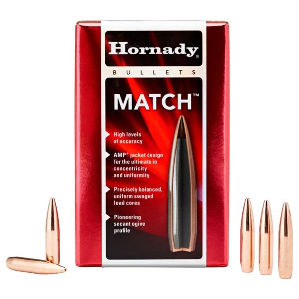 Hornady Match 6.5mm 145 Grain BTHP .264" (100 Count) Sku 26335