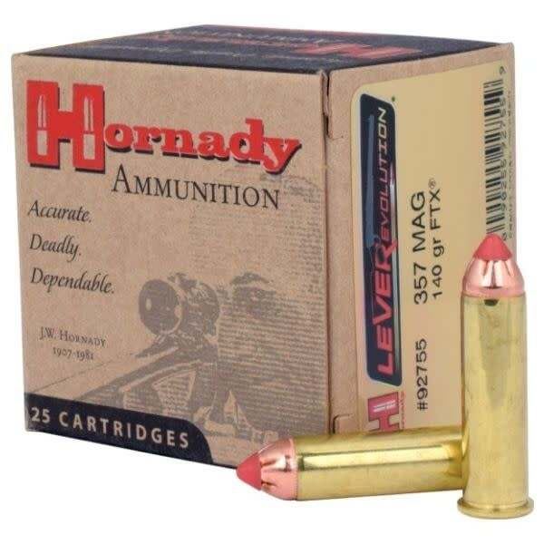 Hornady LEVERevolution .357 Mag 140 Grain FTX (25 Rounds) Sku 92755