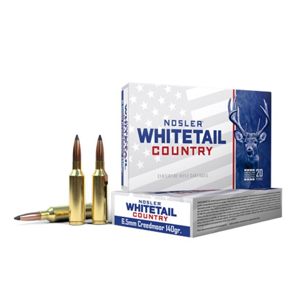 Nosler Whitetail Country 6.5 Creedmoor 140gr SBSP (20 Rounds) Sku 40105