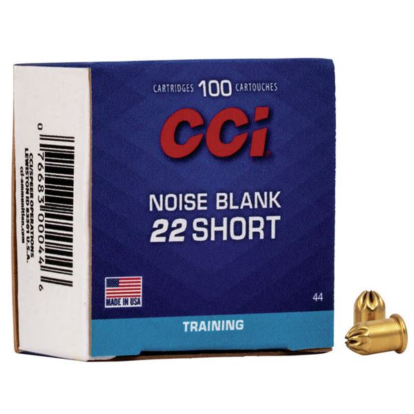 CCI 22 Short Noise Blank Training (100 Rounds) Sku 44