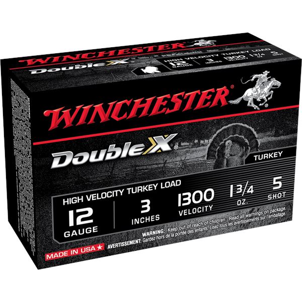 Winchester Double-X Turkey 12GA 3" Shot #5 (10 Rounds) Sku STH1235