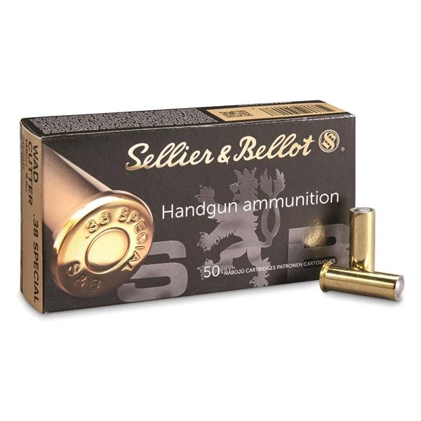 S & B c.38 SP. 148 gr. WC (50 Rounds) Sku 311000