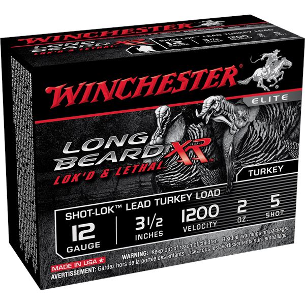 Winchester Long Beard XR 12GA 3-1/2" Shot #5 2oz (10 Rounds) Sku STLB12L5