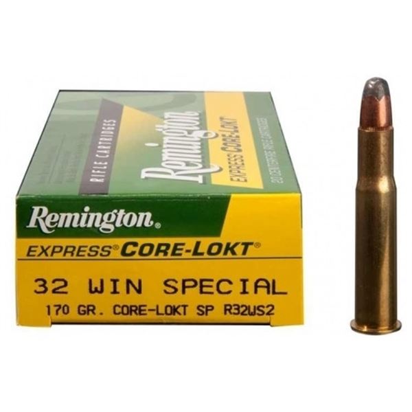Remington Core-Lokt 32 Win Special 170 Grain SP (20 Rounds) Sku R32WS2