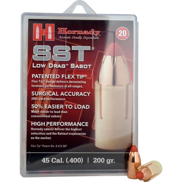 Hornady SST Low Drag Sabot .45 Cal 200 Grain Sku 67132