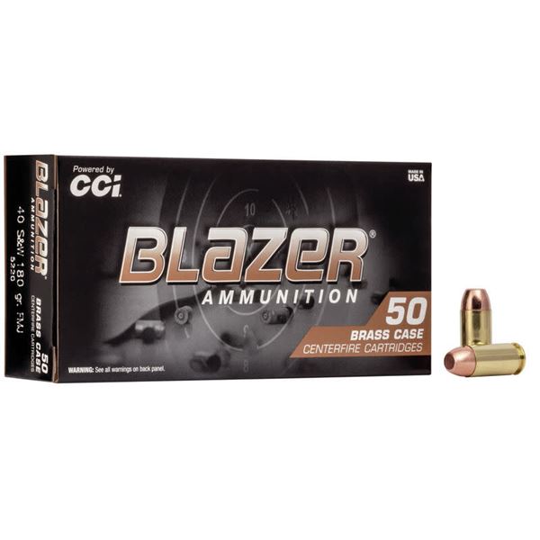Blazer Brass 40 S&W 180 Grain (50 Rounds) Sku 5220