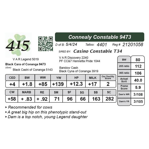 Connealy Constable 9473