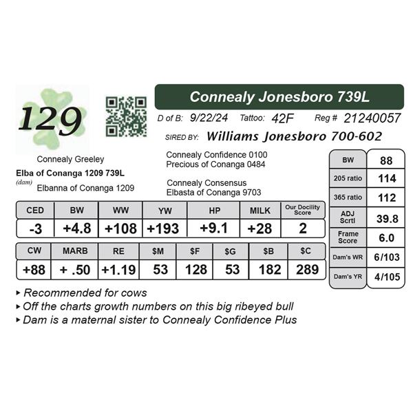 Connealy Jonesboro 739L