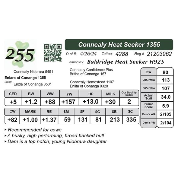 Connealy Heat Seeker 1355