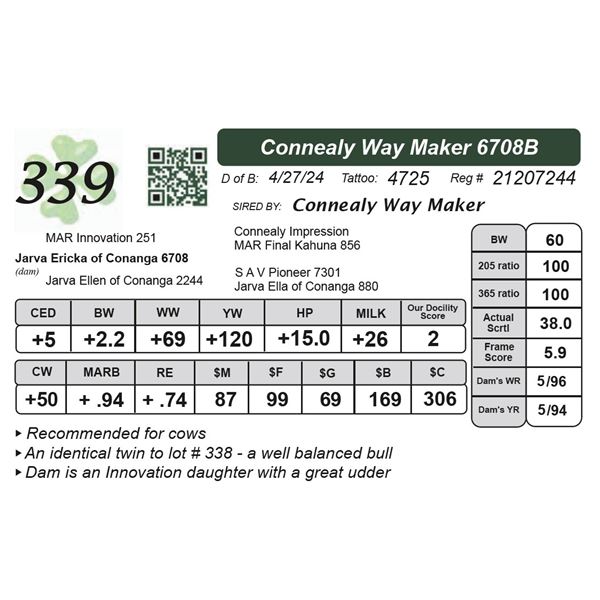 Connealy Way Maker 6708B