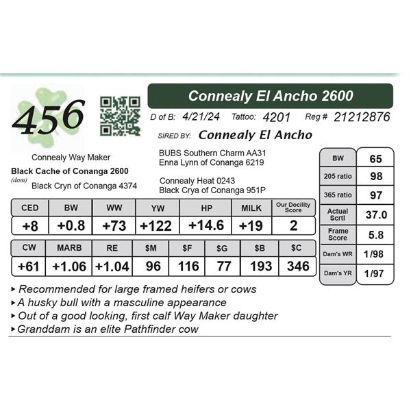 Connealy El Ancho 2600