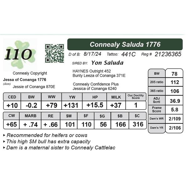 Connealy Saluda 1776