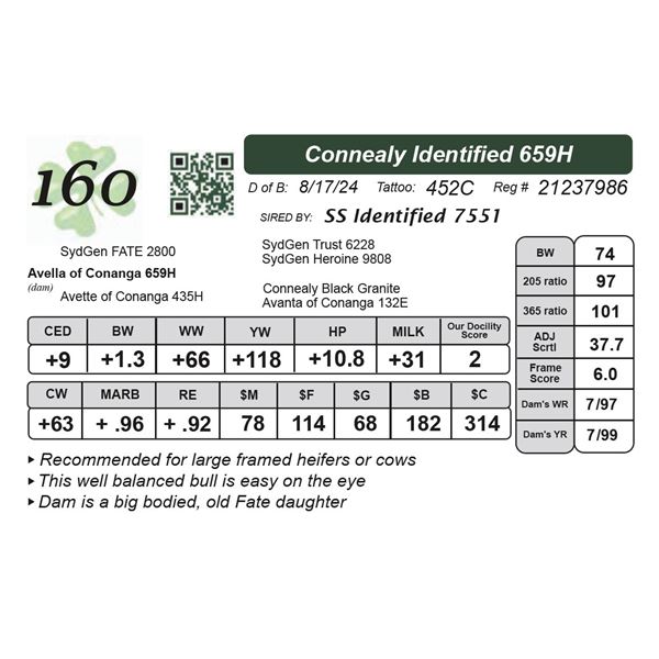 Connealy Identified 659H