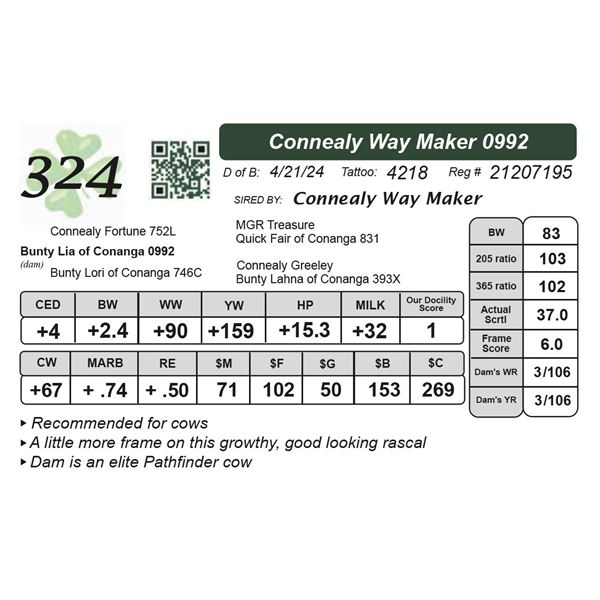 Connealy Way Maker 0992