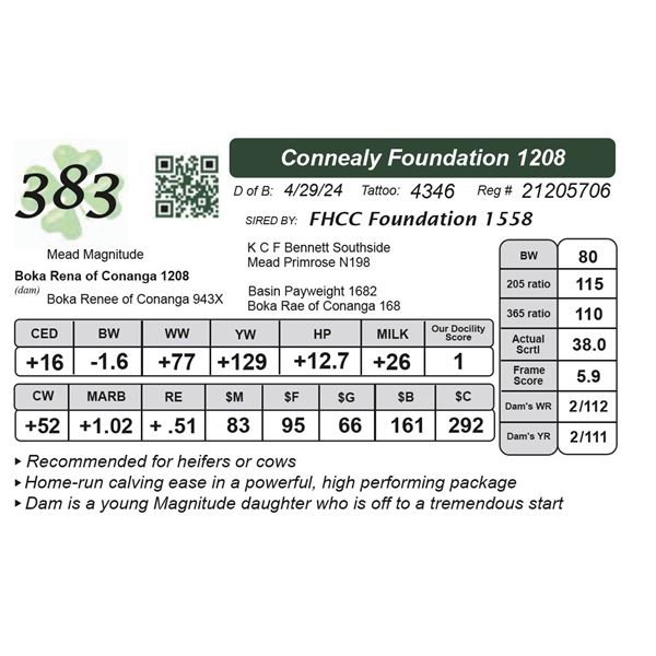 Connealy Foundation 1208