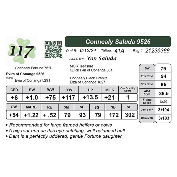 Connealy Saluda 9526