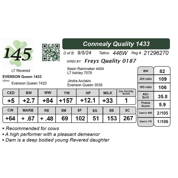 Connealy Quality 1433