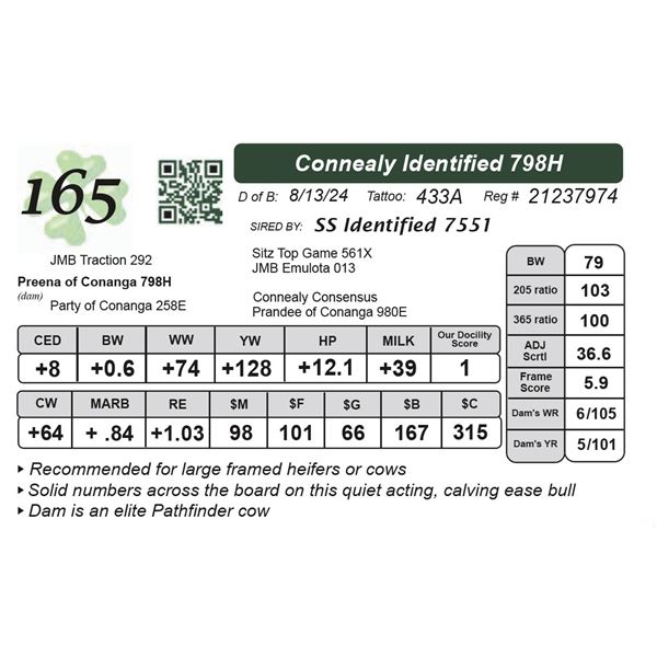 Connealy Identified 798H