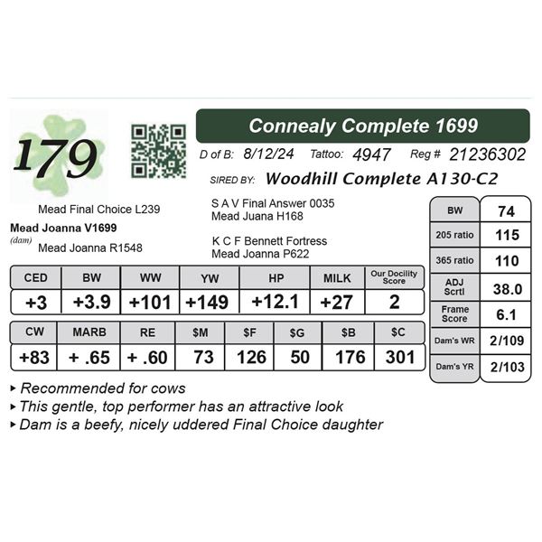 Connealy Complete 1699