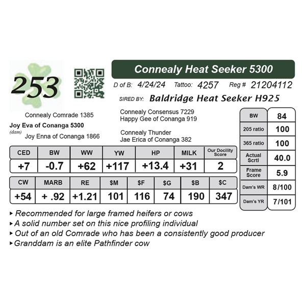 Connealy Heat Seeker 5300