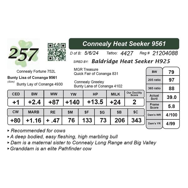 Connealy Heat Seeker 9561