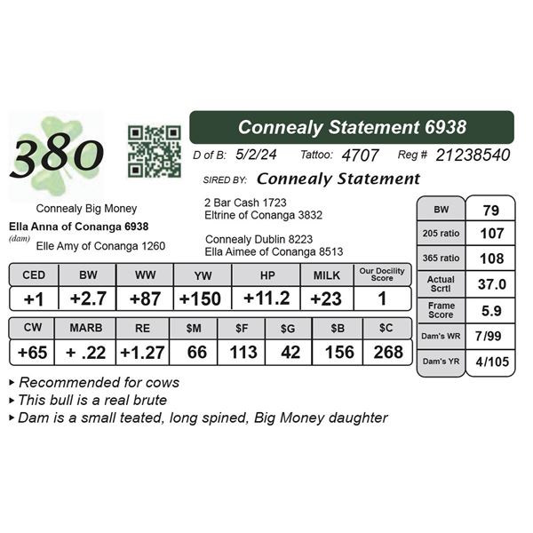 Connealy Statement 6938