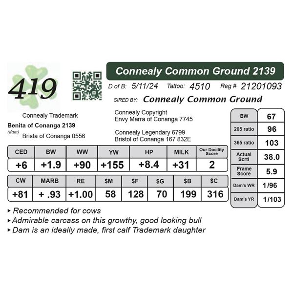 Connealy Common Ground 2139