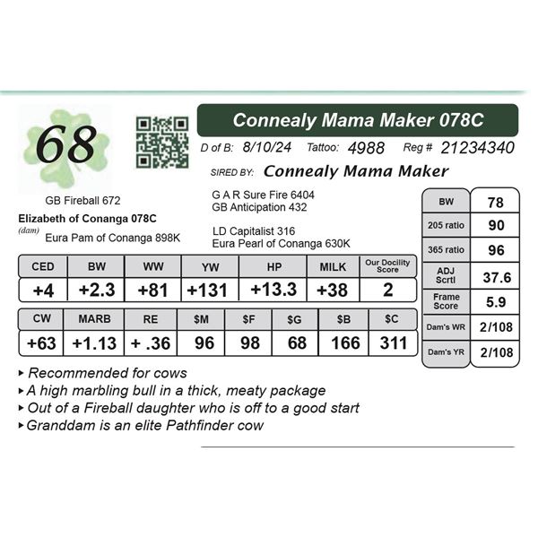 Connealy Mama Maker 078C