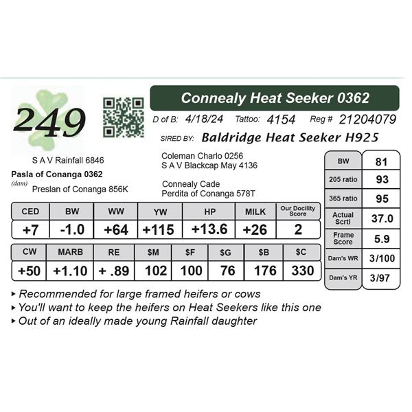 Connealy Heat Seeker 0362
